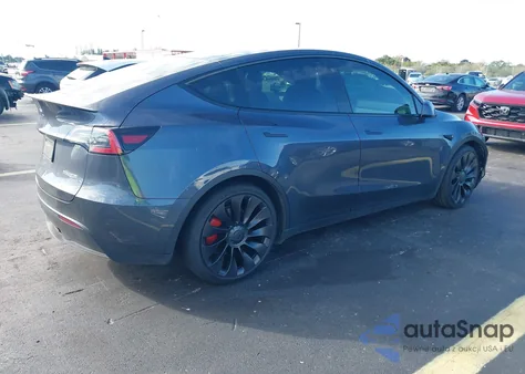 2022 Tesla Model Y Performance Dual Motor All-Wheel Drive from USA, damaged, VIN 7SAYGDEF5NF373758